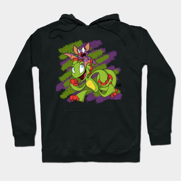 Yooka-Laylee Hoodie by soldominotees